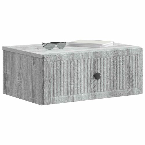 Нощен шкаф с чекмедже 2 pcs Сива сонома 49 x 34,5 x 20 см