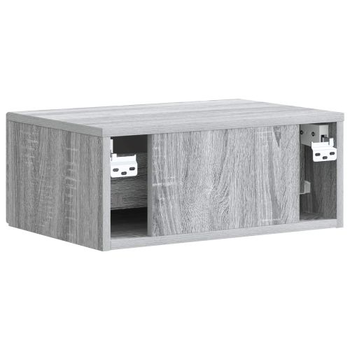 Нощен шкаф с чекмедже 2 pcs Сива сонома 49 x 34,5 x 20 см
