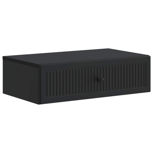 Стенен страничен масичка Черно 59 x 34,5 x 17 см