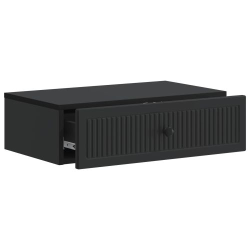 Стенен страничен масичка Черно 59 x 34,5 x 17 см