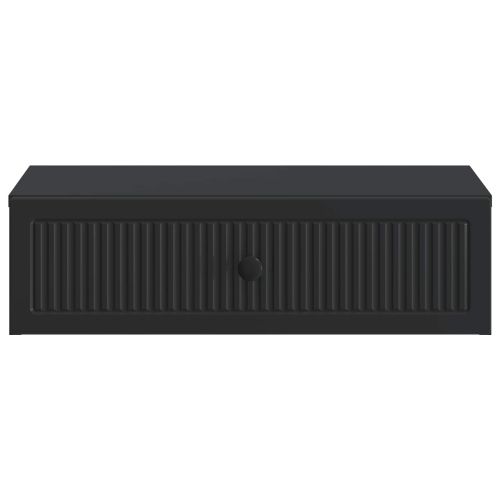 Стенен страничен масичка Черно 59 x 34,5 x 17 см