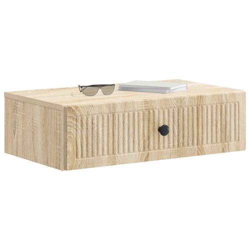 Стенен страничен масичка Дъб сонома 59 x 34,5 x 17 см