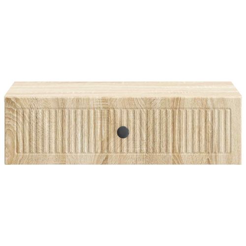 Стенен страничен масичка Дъб сонома 59 x 34,5 x 17 см