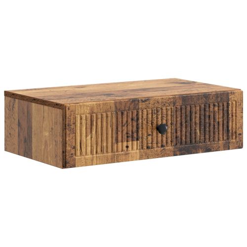 Стенен страничен масичка Старо дърво 59 x 34,5 x 17 см