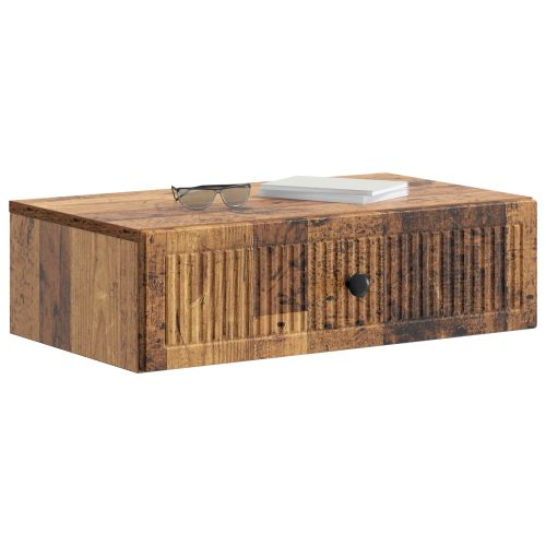 Стенен страничен масичка Старо дърво 59 x 34,5 x 17 см