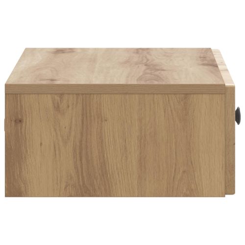 Стенен страничен масичка Дъб артизан 59 x 34,5 x 17 см