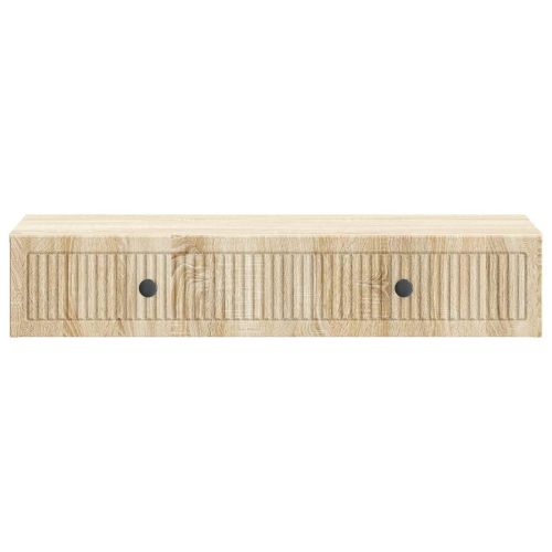 Стенен страничен масичка Дъб сонома 87,5 x 34,5 x 17 см