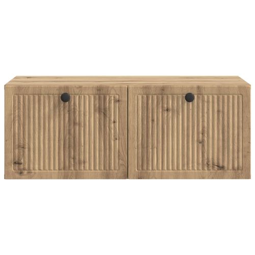 Стенно монтиран ТВ шкаф Дъб артизан 78,5 x 41 x 30 см