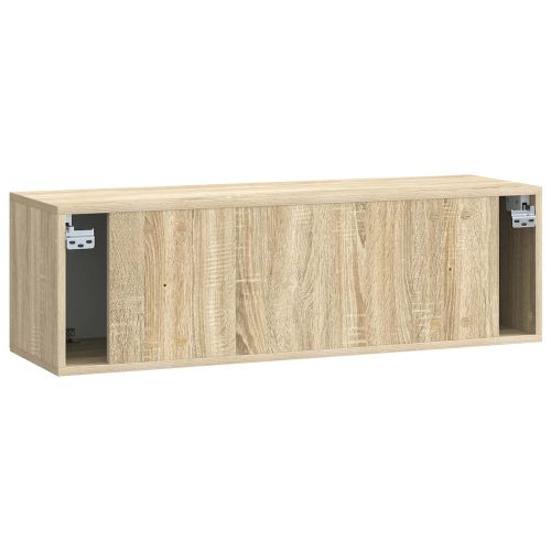 Стенно монтиран ТВ шкаф Дъб сонома 98 x 31 x 30 см