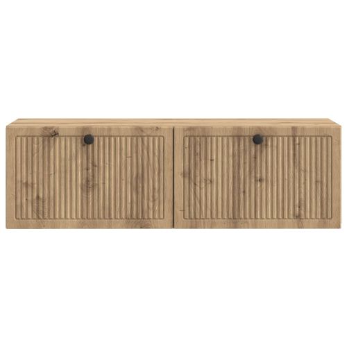 Стенно монтиран ТВ шкаф Дъб артизан 98 x 31 x 30 см