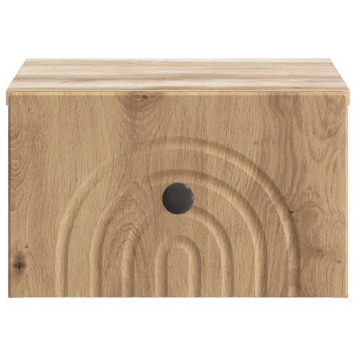 Спален шкаф с монтаж на стена Дъб артизан 33 x 34,5 x 20 см