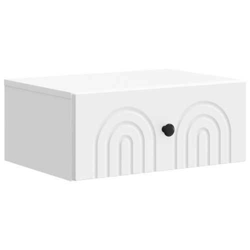 Спален шкаф с монтаж на стена 2 pcs Бяло 49 x 34,5 x 20 см