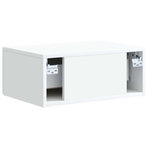 Спален шкаф с монтаж на стена 2 pcs Бяло 49 x 34,5 x 20 см