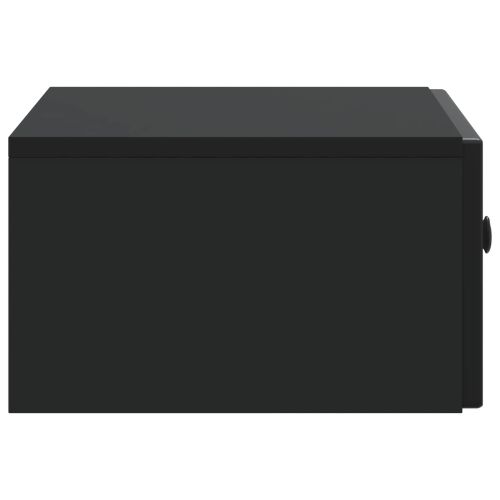 Спален шкаф с монтаж на стена Черно 49 x 34,5 x 20 см