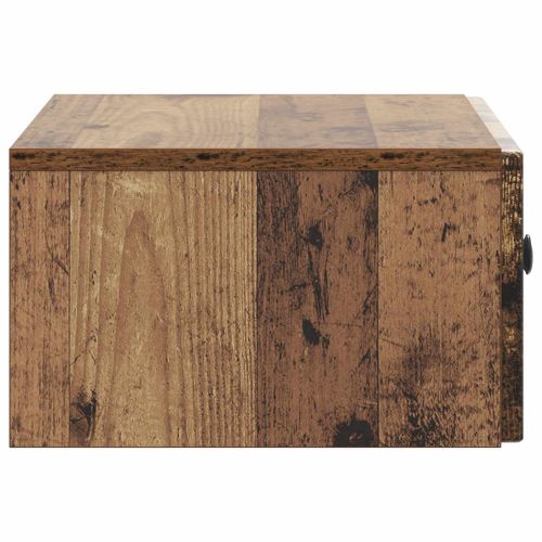 Спален шкаф с монтаж на стена Старо дърво 49 x 34,5 x 20 см
