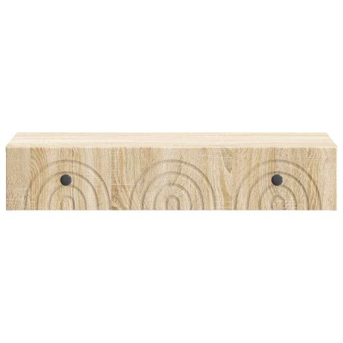 Стенен страничен масичка Дъб сонома 87,5 x 34,5 x 17 см