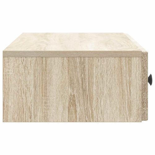 Стенен страничен масичка Дъб сонома 87,5 x 34,5 x 17 см