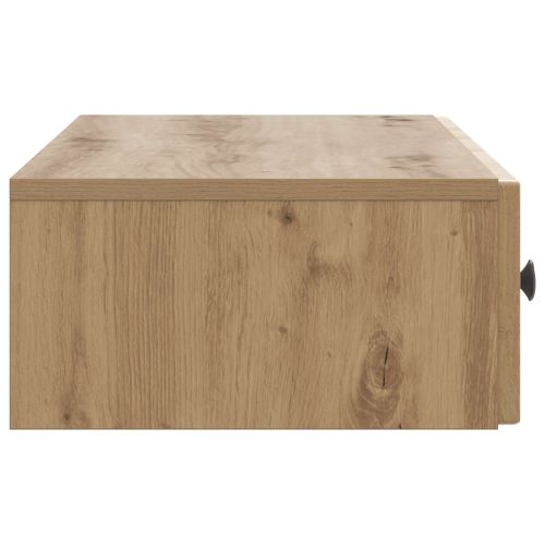 Стенен страничен масичка Дъб артизан 87,5 x 34,5 x 17 см