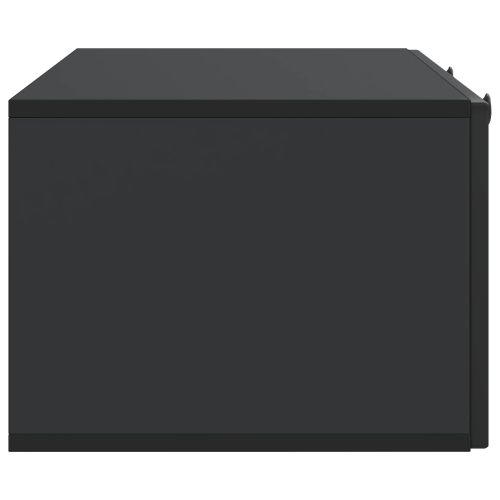 Стенно монтиран ТВ шкаф Черно 99 x 41 x 30 см