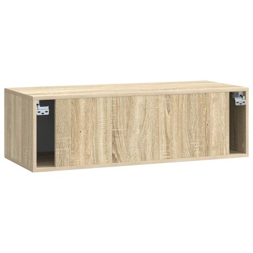Стенно монтиран ТВ шкаф Дъб сонома 98 x 41 x 30 см