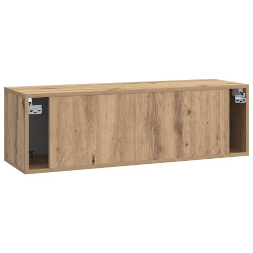 Стенно монтиран ТВ шкаф Дъб артизан 98 x 31 x 30 см
