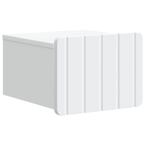 Спален шкаф с монтаж на стена 2 pcs Бяло 33 x 34,5 x 24 см