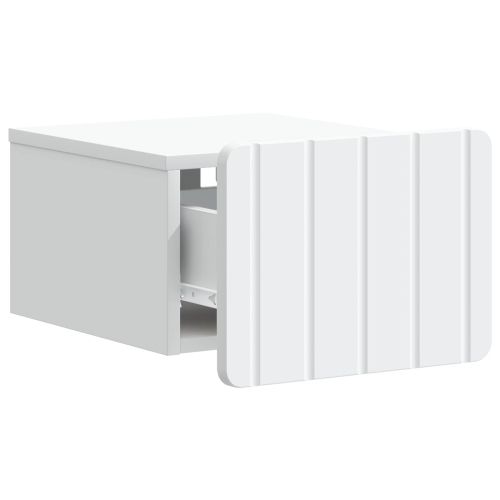 Спален шкаф с монтаж на стена 2 pcs Бяло 33 x 34,5 x 24 см