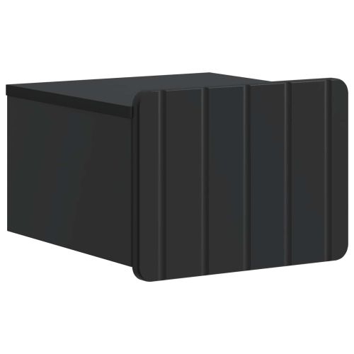 Спален шкаф с монтаж на стена Черно 33 x 34,5 x 24 см