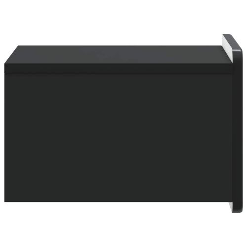 Спален шкаф с монтаж на стена 2 pcs Черно 33 x 34,5 x 24 см