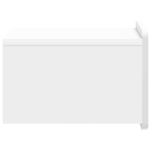 Спален шкаф с монтаж на стена 2 pcs Бял гланц 33 x 34,5 x 24 см