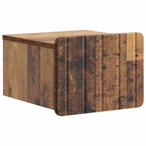 Спален шкаф с монтаж на стена Старо дърво 33 x 34,5 x 24 см