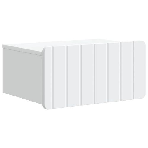 Спален шкаф с монтаж на стена 2 pcs Бяло 49 x 34,5 x 24 см