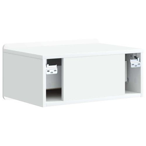 Спален шкаф с монтаж на стена 2 pcs Бяло 49 x 34,5 x 24 см