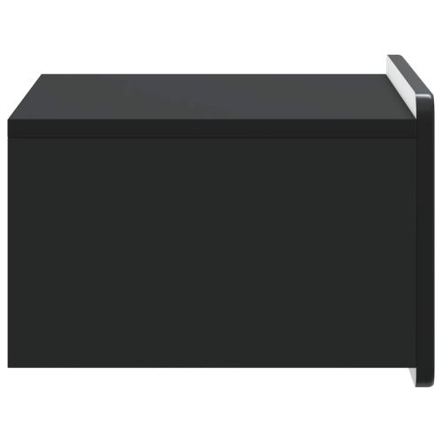 Спален шкаф с монтаж на стена Черно 49 x 34,5 x 24 см