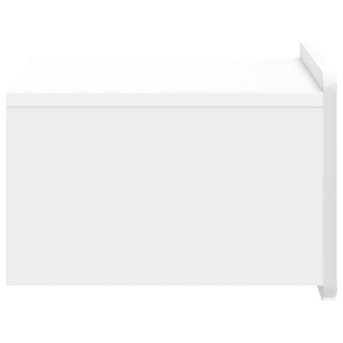 Спален шкаф с монтаж на стена Бял гланц 49 x 34,5 x 24 см