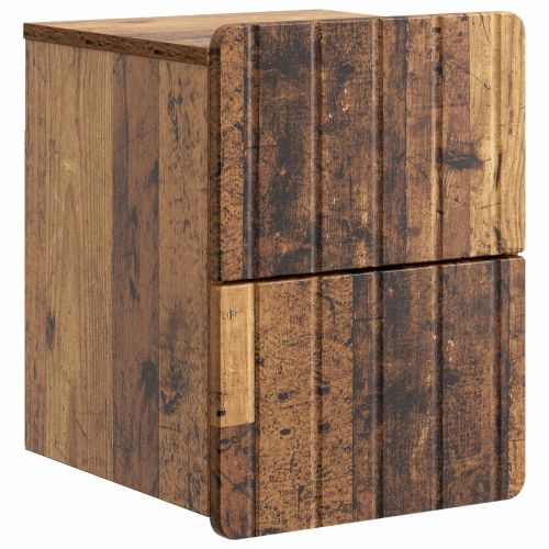Спален шкаф с монтаж на стена Старо дърво 33 x 34,5 x 43 см