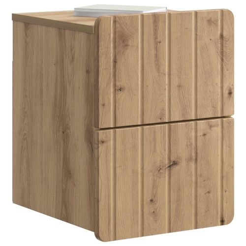 Спален шкаф с монтаж на стена Дъб артизан 33 x 34,5 x 43 см