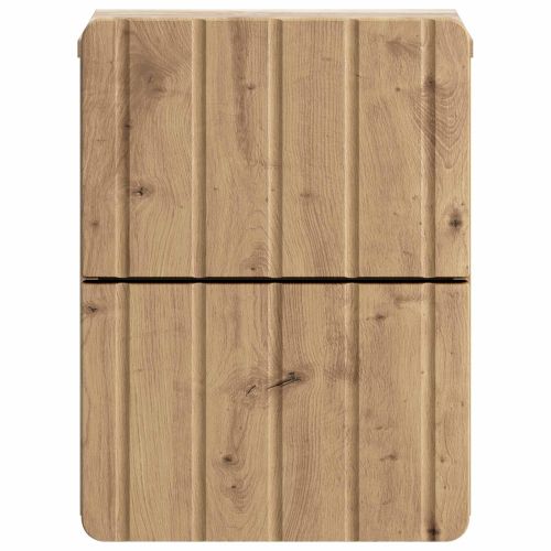 Спален шкаф с монтаж на стена Дъб артизан 33 x 34,5 x 43 см