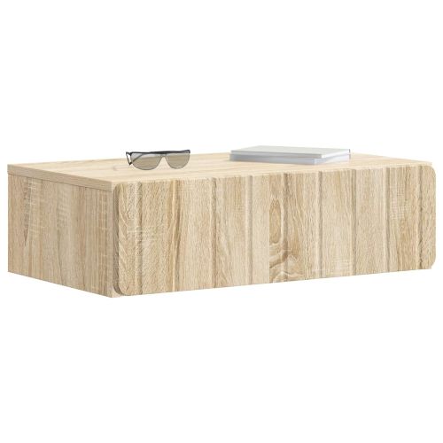 Стенен страничен масичка Дъб сонома 59 x 34,5 x 17 см