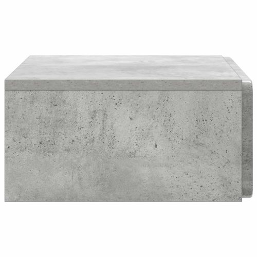 Стенен страничен масичка Бетонно сиво 59 x 34,5 x 17 см