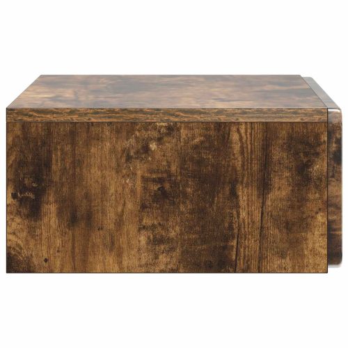 Стенен страничен масичка Опушен дъб 59 x 34,5 x 17 см