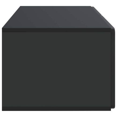 Стенно монтиран ТВ шкаф Черно 78,5 x 41 x 30 см