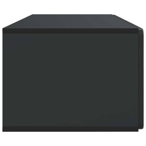 Стенно монтиран ТВ шкаф Черно 98 x 41 x 30 см