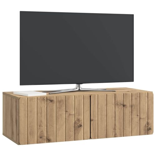 Стенно монтиран ТВ шкаф Дъб артизан 98 x 41 x 30 см