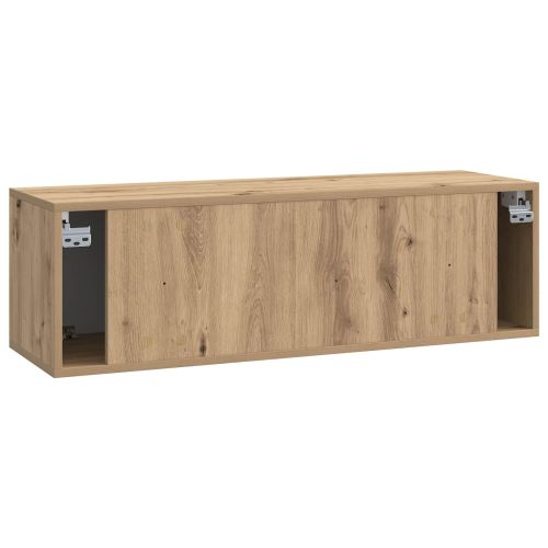 Стенно монтиран ТВ шкаф Дъб артизан 98 x 31 x 30 см