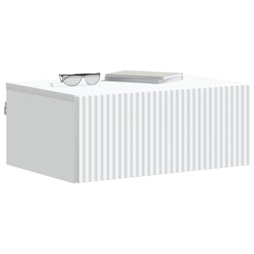 Спален шкаф с монтаж на стена 2 pcs Бяло 49 x 34,5 x 20 см