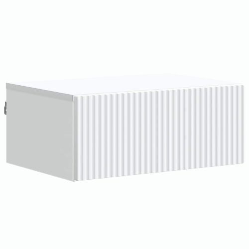 Спален шкаф с монтаж на стена 2 pcs Бяло 49 x 34,5 x 20 см