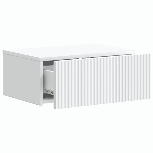 Спален шкаф с монтаж на стена 2 pcs Бяло 49 x 34,5 x 20 см