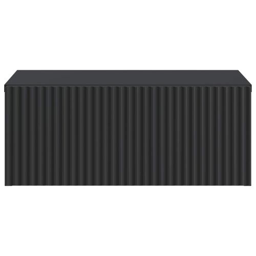 Спален шкаф с монтаж на стена Черно 49 x 34,5 x 20 см