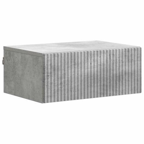 Спален шкаф с монтаж на стена Бетонно сиво 49 x 34,5 x 20 см